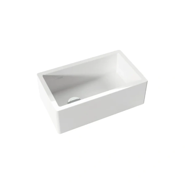 Мойка для кухни Kerasan Hannah 75 см белая 541101 (детальная фотография)