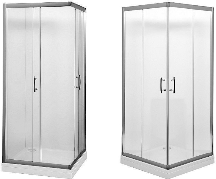 Душевой уголок Aquanet Alfa Cube 909-12 90х90 см NAA1142 (детальная фотография), современные, hi-tech