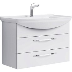 Тумба под раковину подвесная Aqwella Аллегро 85 см белая