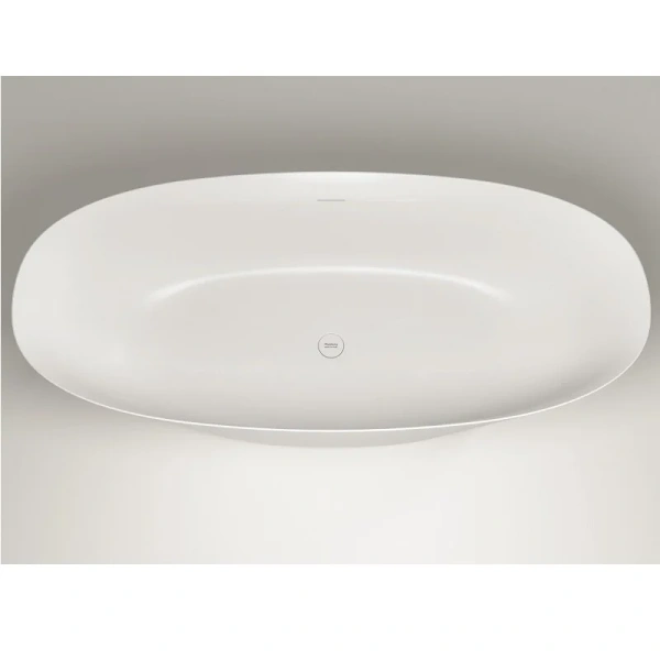 Ванна из искусственного камня Plumberia Selection Seta, 170 х 75 см, белый матовый, SETA 170BO (детальная фотография), современныe, hi-tech