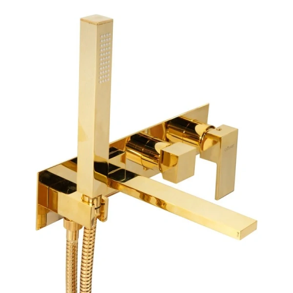 Смеситель для ванны Cezares Unika золото UNIKA-VDM2-03/24 (детальная фотография), современные, hi-tech