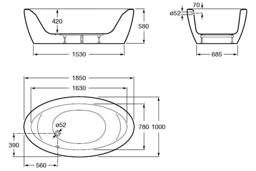 Схема (детальная фотография), овальные