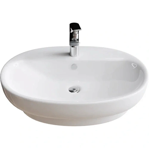 Раковина Brevita Doppio 60 см белая - фото 2