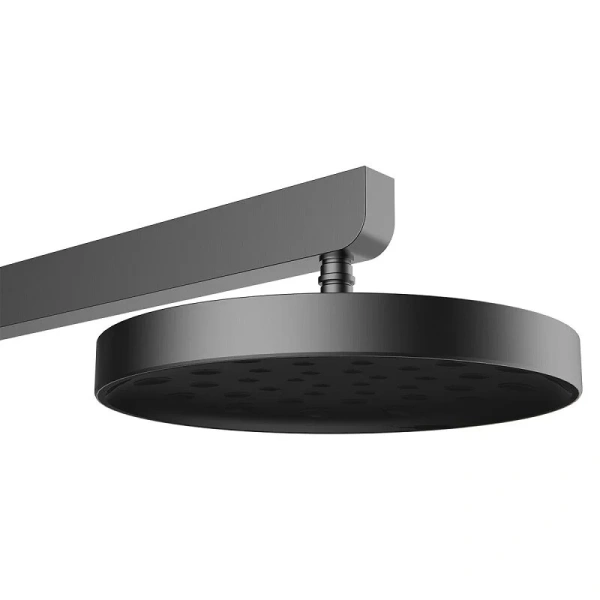 Душевая стойка Vincea Inspire вороненая сталь VSFS-3I11GM (детальная фотография), с изливом