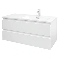 Тумба под раковину подвесная Jacob Delafon Madeleine 100 см правая, белая матовая