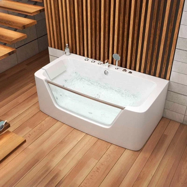 Ванна акриловая Grossman 160x85 см с гидромассажем GR-16085-1 (детальная фотография), современныe, hi-tech