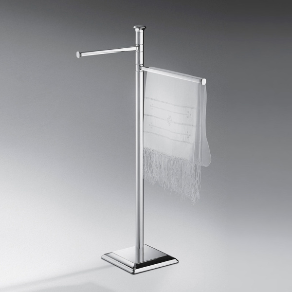 Стойка для ванной Colombo Portofino с двумя полотенцедержателями B3238 (детальная фотография), классические, ретро