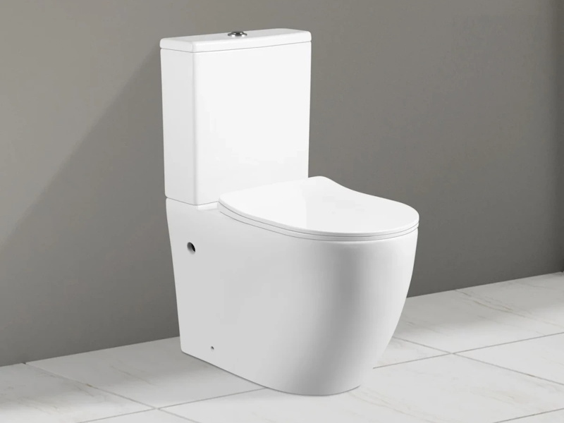 Унитаз компакт Ceruttispa Orlter белый CT9867 (детальная фотография), напольные