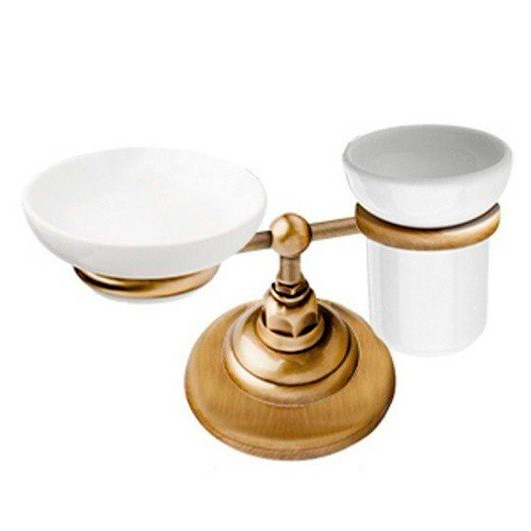 Стакан и мыльница с держателем для ванной Nicolazzi Teide 1494, C1487\1, C1488\1 (детальная фотография)