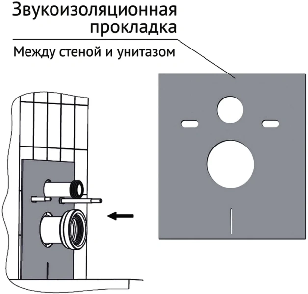 Унитаз с инсталляцией Berges Atom клавиша хром глянец 043356 (детальная фотография) index_1