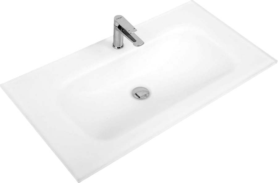 Раковина мебельная BelBagno 80 см белая матовая BB810/465-LV-VTR-BO (детальная фотография), нет в наличии