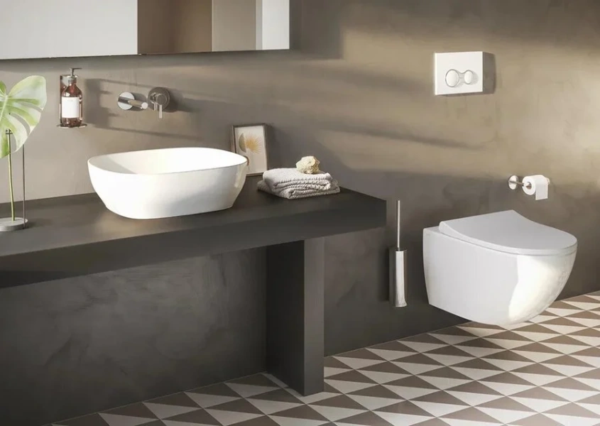 Раковина VitrA Outline 47 см прямоугольная 5994B403-0016 (детальная фотография), белые