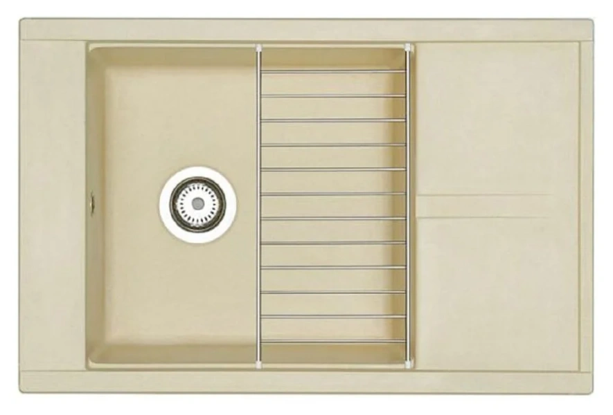 Мойка для кухни Акватон Делия 78 см шампань 1A715132DE290 (детальная фотография), врезные