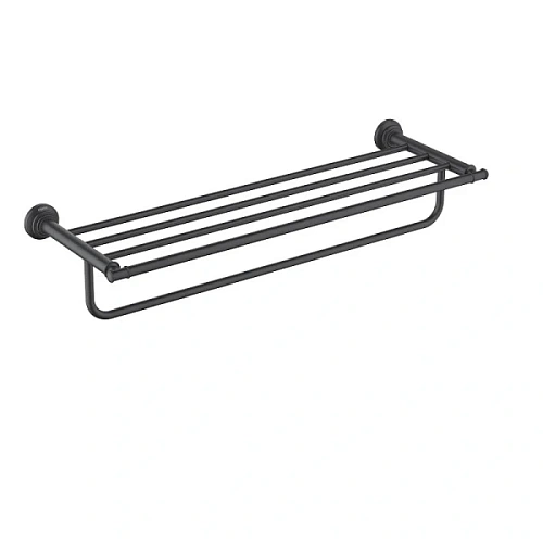 Полотенцедержатель Акватек Классик черный матовый - фото 1