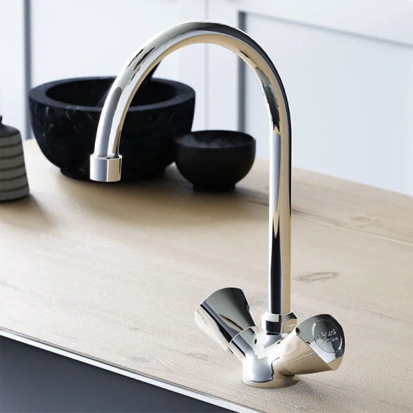 Смеситель для кухни Damixa Object двухвентильный HFON00000 (детальная фотография), современные, hi-tech