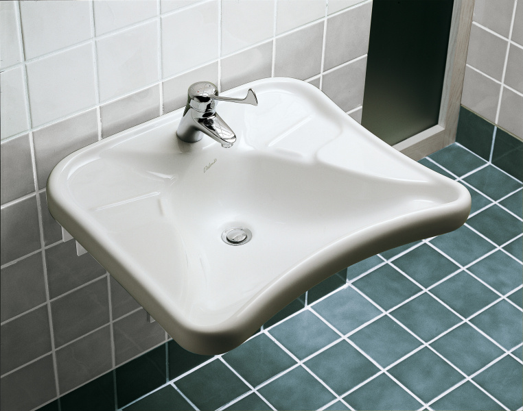 Раковина Ideal Standard Atlantis 67 см подвесная, настенная J040300 (детальная фотография), современные, hi-tech