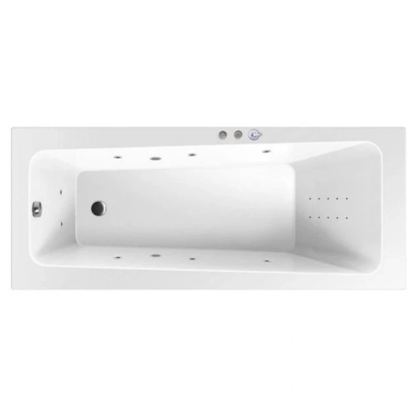 Ванна гидромассажная Excellent Ava Smart Nano 160 x 70 см, цвет белый/хром, WAEX.AVA16.SMARTNANO.CR (детальная фотография)