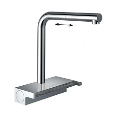 Смеситель для кухни Hansgrohe Aquno Select M81 73836 с вытяжным душем