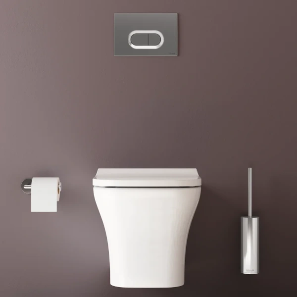 Унитаз подвесной VitrA Zentrum Square квадратный 7484B003-0075 (детальная фотография), недорогие, безободковые