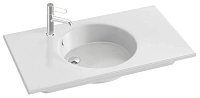 Раковина Jacob Delafon Odeon Rive Gauche 90 см с гладкой нижней поверхностью