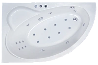 Ванна гидромассажная Royal Bath Alpine De Luxe RB819103DL-L/R, 140 x 95 см, белая