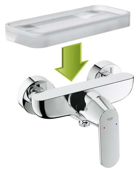 Смеситель для душа Grohe Eurosmart Cosmopolitan 32837000 (детальная фотография), современные, hi-tech