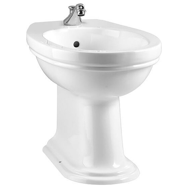 Биде напольное Devon & Devon Rose с одним отверстием под смеситель IBBID(1)FROSE (детальная фотография)