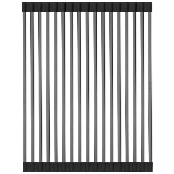 Ролл-мат для кухонных моек Paulmark 44 см вороненая сталь R440-GM (детальная фотография)