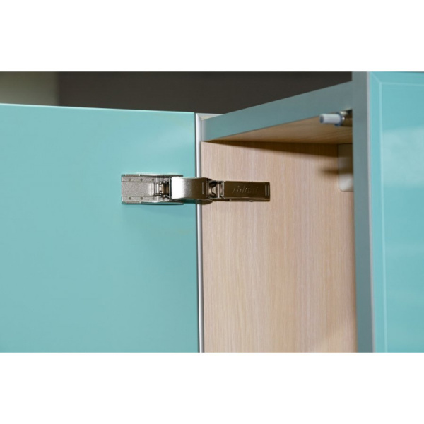 Шкаф-пенал, петли слева, цвет  голубой, Misty Джулия Л-Джу05035-0610Л (детальная фотография), недорого