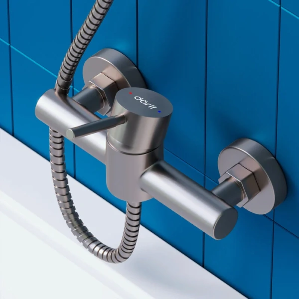 Смеситель для душа Dorff Logic New из нержавеющей стали D3020000SS (детальная фотография), другие