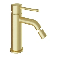 Смеситель для биде Aqueduto Cano CAN0550, золото шлифованное