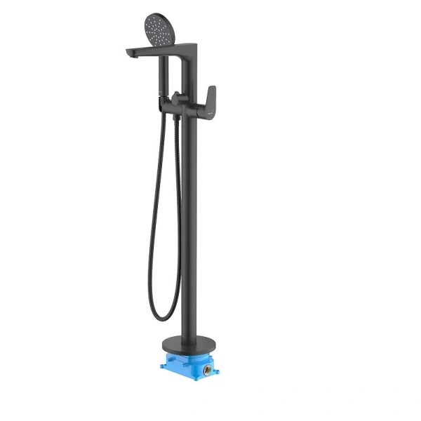 Смеситель для ванны Акватек Бетта черный AQ1145MB (детальная фотография)