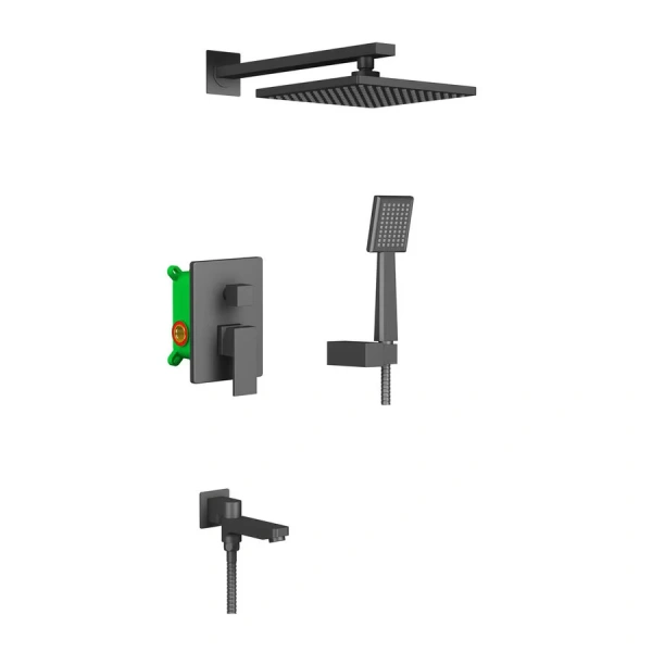 Душевой комплект Timo Selene черный SX-3069/03SM (детальная фотография)