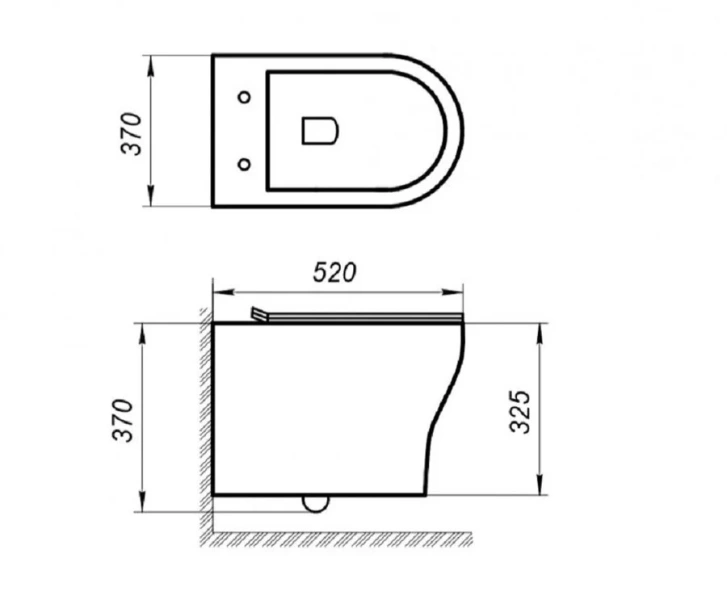 Унитаз подвесной BelBagno Acqua белый BB340CHR (детальная фотография), подвесные, встраиваемые