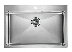 Мойка для кухни Paulmark Vast PM217551 75 см из нержавеющей стали