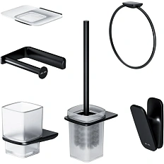 Набор аксессуаров для ванной Am.Pm Inspire 2.0 черный матовый