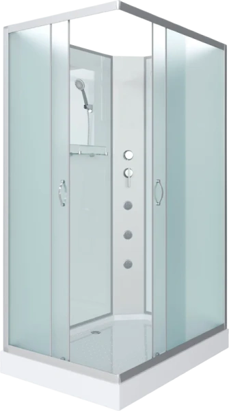 Душевая кабина Niagara Classic 110x80 см с гидромассажем 431853QBKG (детальная фотография)