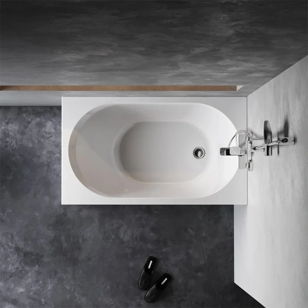 Ванна акриловая Am.Pm X-Joy 120х70 см белая W94A-120-070W-A (детальная фотография), белые