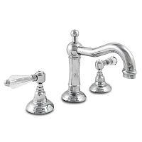 Смеситель для раковины, матовый никель, Nicolazzi Half Dome Crystal