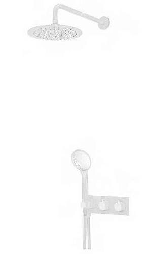 Душевой комплект Cezares белый матовый - фото 1