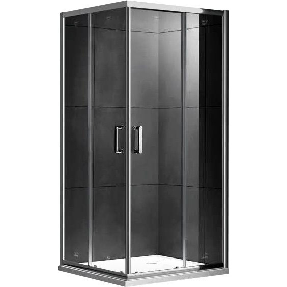 Душевой уголок Gemy Victoria 90x90 см профиль хром S30172 (детальная фотография)