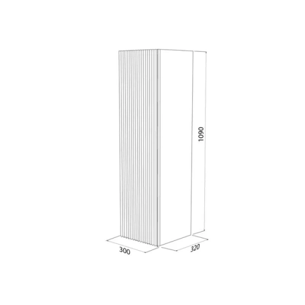 Шкаф-пенал подвесной IDDIS Bild 30 см белый BIL30W0i97 (детальная фотография), в наличии