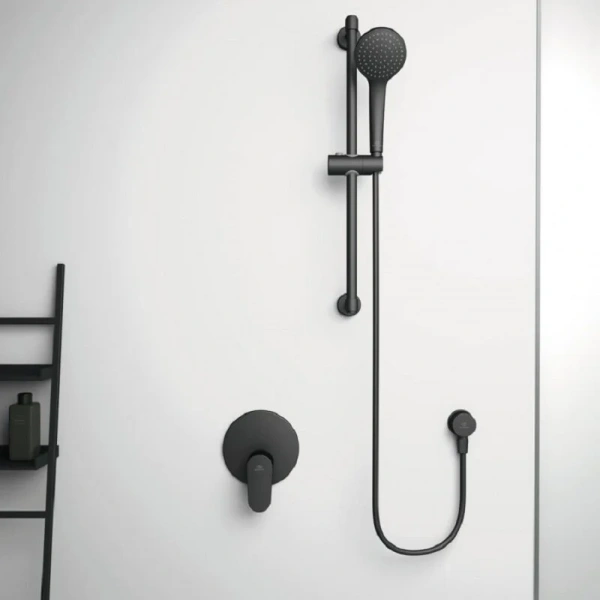 Подключение для душевой лейки Ideal Standard IdealRain черное BC808XG (детальная фотография), в наличии index_1