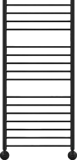 Полотенцесушитель водяной Lemark Ursus 50х110 см черный