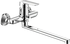 Смеситель для ванны IDDIS Sign с длинным изливом