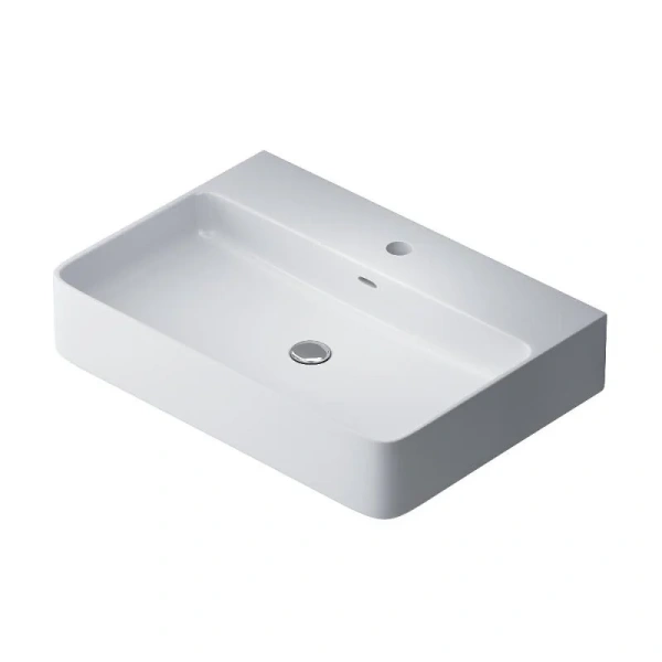 Раковина Am.Pm Func 60 см с 1 отверстием под смеситель M8FWCC10601WG (детальная фотография)