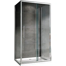 Душевой уголок Abber Schwarzer Diamant AG30120H-S70-S70 120x70 см пристенный