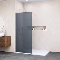 Душевая перегородка RGW Walk In WA-002 100 см профиль хром стекло серое