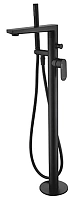 Смеситель для ванны WasserKRAFT Elbe напольный, черный
