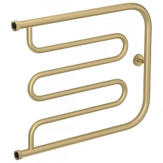 Полотенцесушитель водяной Сунержа Лира+ 65х50 см матовая шампань